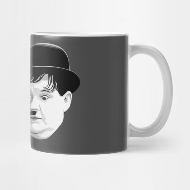 Laurel & Hardy (Floating Heads) by PlaidDesign